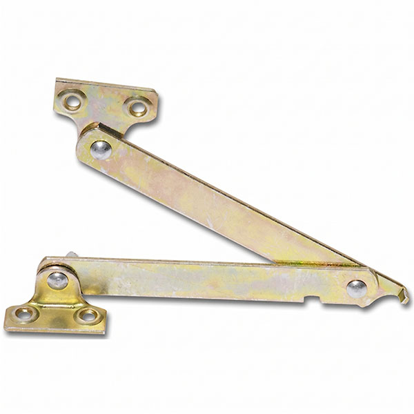 MINUTEX Asta Snodata Pesante con Fermo CM 30 in Acciaio Zincato Giallo - MINUTEX